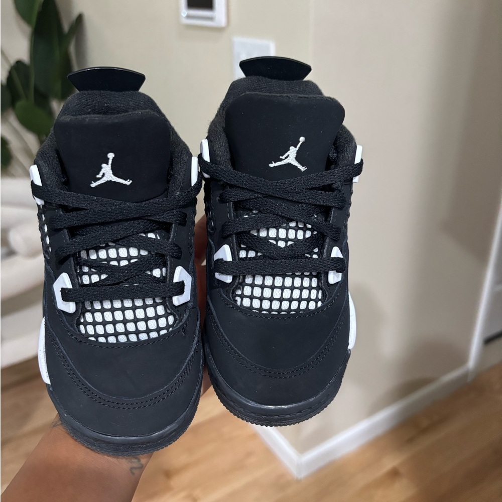 Jordan Black and White High-Top Sneakers SOLD‼️